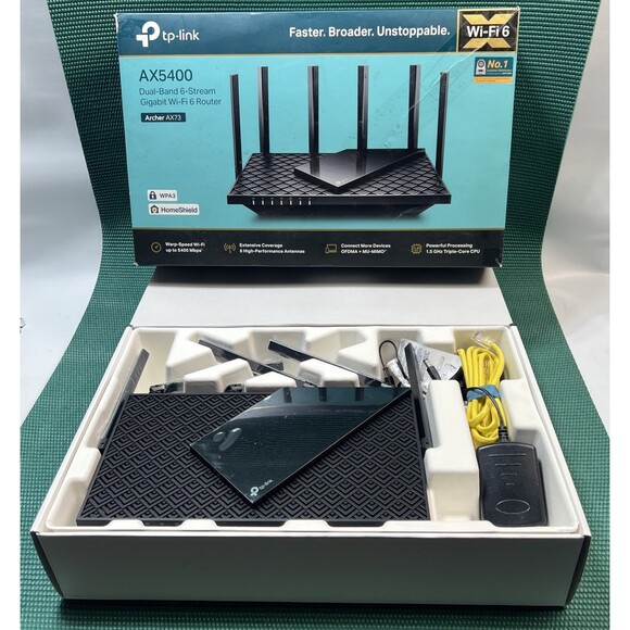 TP-Link AX5400 WiFi 6 Router (Archer AX73) - Dual Band Gigabit Wireless - Picture 3 of 4